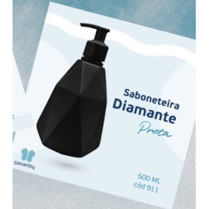 SABONETEIRA DIAMANTE 500ML (PRETA) 102389 PANAMBY