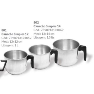 CANECAO ALUMINIO N.12  /194052 REDAR