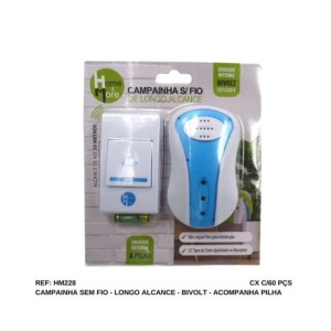 CAMPAINHA SEM FIO (BIVOLT) 172433 HM