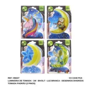 LUMINARIA LUA C/DESENHOS (BIVOLT) 172426 HM