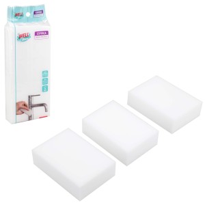 ESPONJA MAGICA C/3 (BR LARGA) 184187 WELLMIX