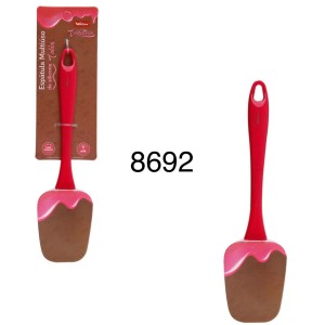 ESPATULA SILICONE MORANGO (24CM) 178421 WELLMIX