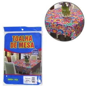 TOALHA MESA QUADRADA (1 ,35 X 1,35) 108122 PLASTLEO