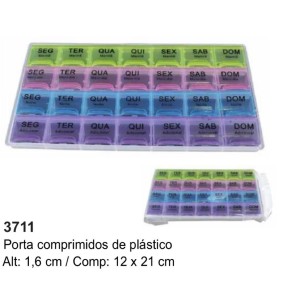 PORTA COMPRIMIDO RET.(28 DIV) 123756 TOP UTIL