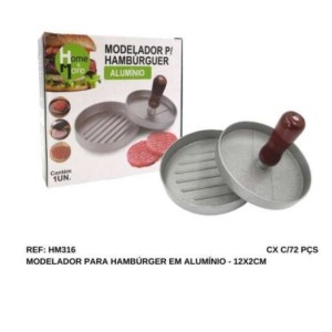 MODELADOR HAMBURGUER (ALUMINIO) 173317 HM