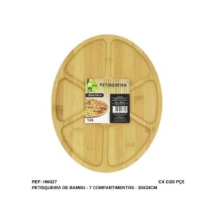 PETISQUEIRA BAMBU OVAL (7DIV.) 173430 HM