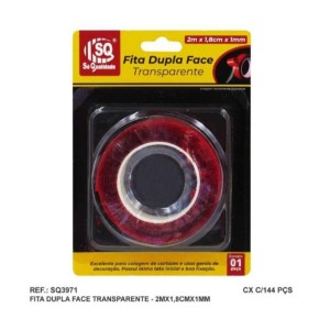 FITA DUPLA FACE*VERMELHA (2,0MTS) 529316 SQ IMPORT