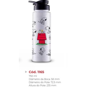 SQUEEZE 1165 (750ML SNOOPY BR) 211654 BANDEIRANTE