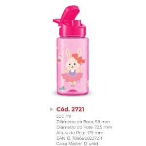 SQUEEZE 2721 (500ML COELHA ROSA) 227211** BANDEIRANTE