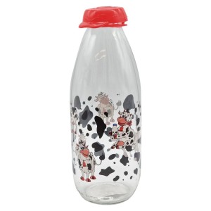 GARRAFA VIDRO P/LEITE (DEC.1LT) 248384 RIO TIJUCAS