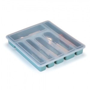 PORTA TALHER C/TAMPA 6DIV (COLOR) 702368 RAINHA