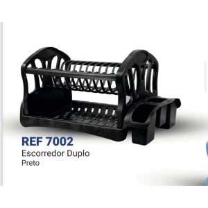 ESCORREDOR DUPLO**PRETO**920524 EDPLAS