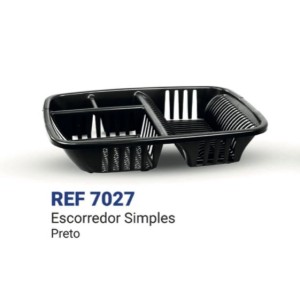 ESCORREDOR SIMPLES (PRETO) 920944*886922 EDPLAS