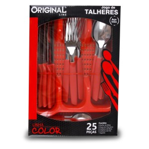 FAQUEIRO C/P.TALHER 25PCS (VERMELHO) 110266 ORIGINAL