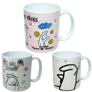 CANECA PLASTICA 350ML (MEMES) 902155 JLS