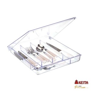 PORTA TALHER CRISTAL**COM TAMPA** 702891 KEITA