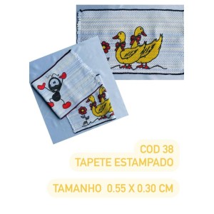 TAPETE ESTAMPADO (0,30 X 0,53) 340236 ROMANCE