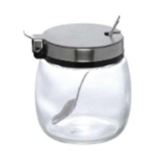 ACUCAREIRO VIDRO/INOX (220ML) 466232 ETILUX