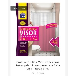 CORTINA BOX VISOR RET (ROSA) 136217 PLASTLEO