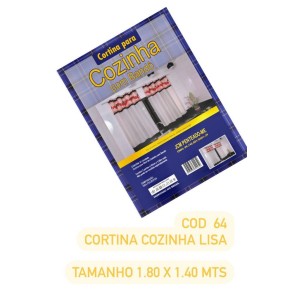 CORTINA COZINHA C/BANDO##LISA##340052 ROMANCE