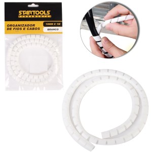 ORGANIZADOR FIOS BR.(10MMX1M) 206968 STARTOOLS