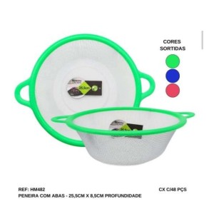 PENEIRAS C/ABAS COLOR (25CM) 174765 HM