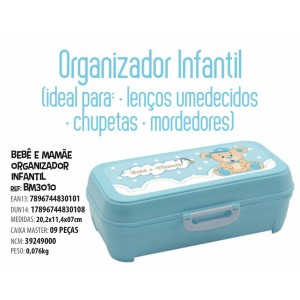 ORGANIZADOR INFANTIL *AZUL* / 830101 MONTE LIBANO