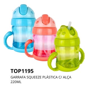 GARRAFA 220ML (ALCA DUPLA*CANUDO) 9806/13013 Y888*TOP UTIL