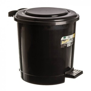 LIXEIRA PEDAL 7,5LTS (PRETA) 550972 PLASMARC