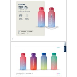 GARRAFA 500ML (HIDRATA-SE) 103560 PANAMBY