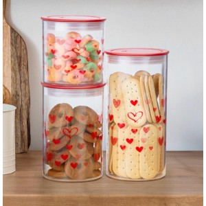 POTE CORACAO 1000ML (VERMELHO) 417563*407403 PLASTUTTI