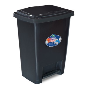 LIXEIRA PEDAL 35LTS (RET.PRETA) 805889 ARQPLAST