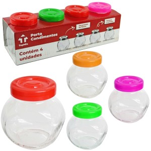 JG CONDIMENTO C/4 (VIDRO) 0006 TOP MIX