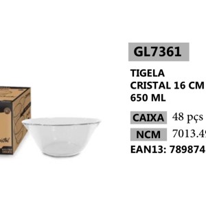 TIGELA SAFIRA 650ML (16CM) 130181 ORIGINAL