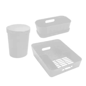 KIT PIA BRANCO (ESC*ORGZ*LIXEIRA) 410571 PLASTUTTI