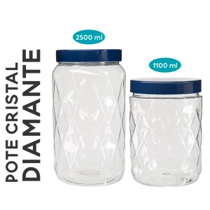 POTE DIAMANTE PEQ.(1100ML) 870709 NEW BABY
