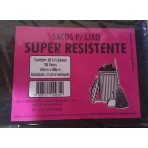 SACO LIXO C/10  (50 LTS) 732*312 PAN/VERAS