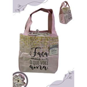 BOLSA TERMICA ROSA (FRASES) 260627 FU XING