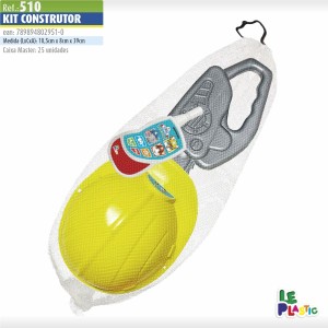 KIT CONSTRUTOR C/3 (NA REDE) 29510 LEPLASTIC