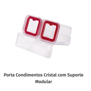 JG COND.CRISTAL C/02 (VERMELHO) 837979 PLASUTIL