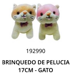 PELUCIA*GATO (17CM) 229789 TIJUCAS
