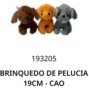 PELUCIA*CACHORRO (19CM) 231546 TIJUCAS
