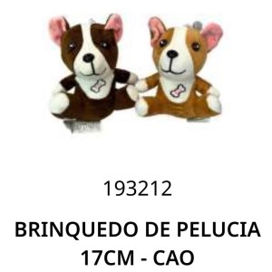 PELUCIA*CACHORRO (17CM) 231614 TIJUCAS