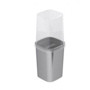 PORTA ESCOVA CLASSIC **LABEL INOX** (380ML) 838563 PLASUTIL