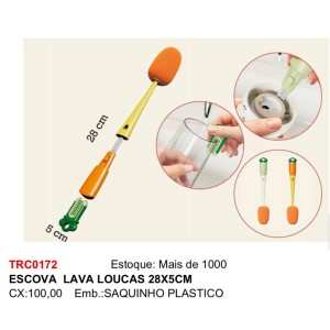 ESCOVA LAVA LOUCAS (28X5CM) 901724 TOP RIO