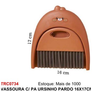 VASSOURA C/PA (URSO MARROM) 907344 TOP RIO