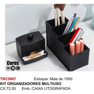 KIT ORGANIZADOR (P.ALGODAO.P.TRECO) 908679 TOP RIO