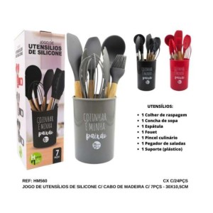 JG UTENSILIOS SILICONE (C/7PC) 175755 HM