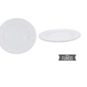 PRATO FUNDO *BRANCO* 22CM (MELAMINA) / 211742 FU XING