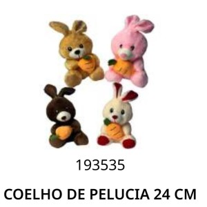 PELUCIA*COELHO (24CM) 235650 RIO TIJUCAS